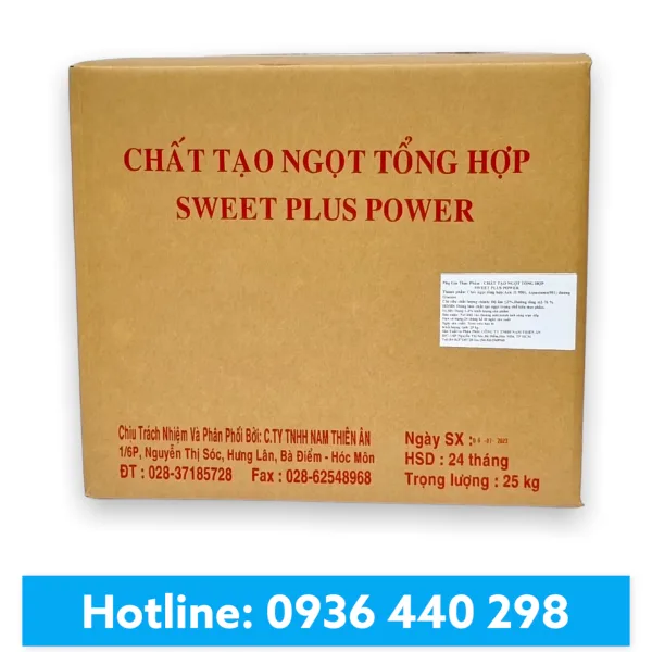 CHẤT TẠO NGỌT TỔNG HỢP SWEET PLUS POWDER